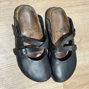 Birkenstock Mary Jane Clogs • Black • Size 36